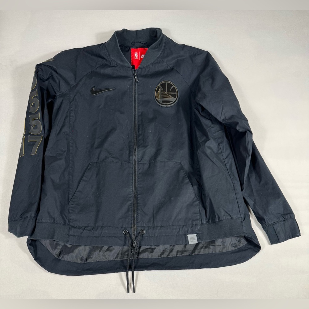 Nike NBA Golden State Warriors Modern Varsity Jacket Men’s Small Black